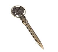 Vintage Letter Opener, Premium Metal Envelope Opening Tool, Antique Envelope Slitter Cutter, Mini Package Cutter for Home Office Gift, 5in(Bronze)