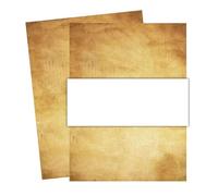 Vintage Letter Papers 100 Sheets Vintage Stationery Writing Paper Classical Drawing Paper Printing Paper Thicker Simple Literary Scrapbook Letter Paper(Style A)