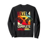 Vintage Level 4th Complete Funny 4 Years Wedding Anniversary Sweatshirt