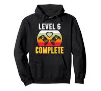 Vintage Level 6 Complete 6 Funny 6th Wedding Anniversary Pullover Hoodie