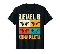 Vintage Level 6 Complete 6 Funny 6th Wedding Anniversary T-Shirt