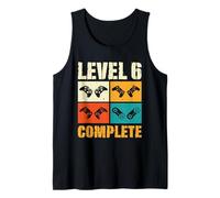 Vintage Level 6 Complete 6 Funny 6th Wedding Anniversary Tank Top