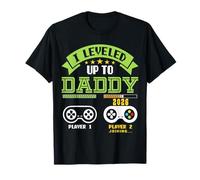 Vintage Leveling Up to Daddy 2026 Funny Soon to Be Dad 2026 T-Shirt