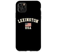 Vintage Lexington USA American Flag Kentucky Souvenir Retro Case for iPhone 11 Pro Max