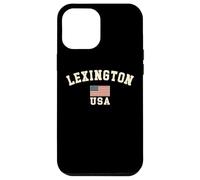 Vintage Lexington USA American Flag Kentucky Souvenir Retro Case for iPhone 12 Pro Max