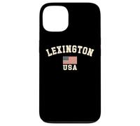 Vintage Lexington USA American Flag Kentucky Souvenir Retro Case for iPhone 13
