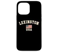 Vintage Lexington USA American Flag Kentucky Souvenir Retro Case for iPhone 13 Pro Max