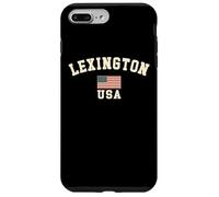 Vintage Lexington USA American Flag Kentucky Souvenir Retro Case for iPhone 7 Plus/8 Plus