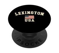 Vintage Lexington USA American Flag Kentucky Souvenir Retro PopSockets Adhesive PopGrip