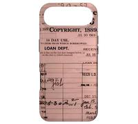 Vintage Library Card Retro Book Lover Nostalgic Collage Art Case for iPhone Air