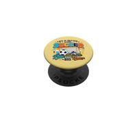 Vintage Life Is Better With Soccer Retro Player Game Day PopSockets Adhesive PopGrip