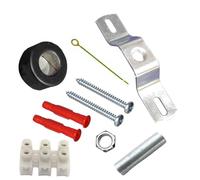 Vintage Light Fixing Ceiling Rose Strap Bracket Brace Plate Lighting Fixture Ceiling Plate with Accessories (White)