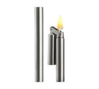 Vintage Lighter Kerosene Lighter Cylindrical Nunchuck Windproof Lighter Copper Retro Wheel Lighters Best Gift