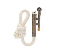 Vintage Lighter Retro Trench Rattlesnake Rope Velvet Metal Lighter Fire Starter Camping Outdoors,No Need for Kerosene/Gas,#3