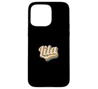 Vintage Lila Personalized Name Lila Case for iPhone 15 Pro Max