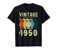 Vintage Limited Edition 1950 Electric Guitar Birthday T-Shirt