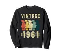 Vintage Limited Edition 1961 Electric Guitar Birthday Sweatshirt