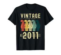 Vintage Limited Edition 2011 Electric Guitar Birthday T-Shirt