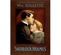 Vintage Literature 'Sherlock Holmes. Starring William Gillette in a Play by Charles Foreman', England, 1900, Reproduction 250gsm A4 & A3 Vintage Sherlock Holmes Poster (A5 147 x 210mm)