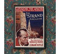 Vintage Literature 'Sherlock Holmes. The New Adventures in The Strand Magazine', England, 1927, Arthur Conan Doyle, Reproduction 250gsm A4 & A3 Vintage Sherlock Holmes Poster (A3 Framed - Black Frame)