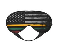 Vintage Lithuanian American Flag Eye Mask Sleep Mask Light BlockBlindfold Night Eyes Cover Soft Pressure-Free Eyeshade with Elastic Strap for Home Travel Office Nap Yoga