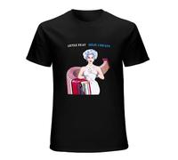 Vintage Little Feat Dixie Chicken T-Shirt Short Sleeve Graphic Men's Tee BlackXL Black XL