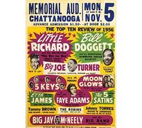Vintage Little Richard Rock & Roll Concert Gig Band Advertisement Poster Print (A3 297 x 420mm)