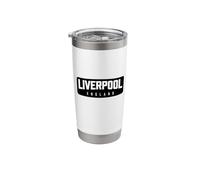 Vintage Liverpool England Retro City Graphic Stainless Steel Insulated Tumbler