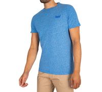 Superdry Vintage Logo Embroidered Short Sleeve T-shirt Blue M Man