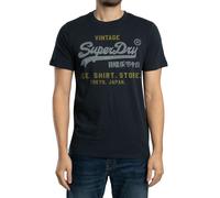 Superdry Men's Vintage Logo Heritage Relaxed T-Shirt, Blue
