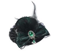 Vintage Lolita Cross Mini Top Hat Steampunk Gothic Dark Hair Clip Headwear Accessories