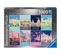 Ravensburger Jigsaw Puzzles Vintage London Iconic - 1000 Pieces - for Adults & Kids, Age 12 Years Up