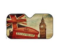 Vintage London Car Windscreen Sun Shade Front Window Sunshade Visor Cover S