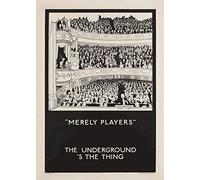 Vintage London Underground 'Merly Players', 1926, by Arthur Watts (1883-1935), Reproduction Vintage Art Deco Travel Poster (A4)