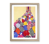 Vintage London Underground Vintage Framed Print | A3 Oak Framed Wall Art | Ready to Hang | Classic Nature Picture | Living Room Bedroom Lounge Office