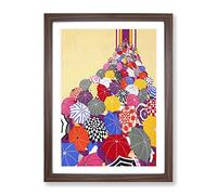 Vintage London Underground Vintage Framed Print | A4 Walnut Framed Wall Art | Ready to Hang | Classic Nature Picture | Living Room Bedroom Lounge Office