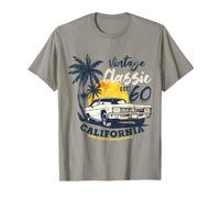 Vintage Long Beach Summer 1960 - 65th Birthday Gift for Men T-Shirt