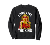 Vintage Long Live The King American Patriotic Taco Chicken Sweatshirt