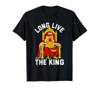 Vintage Long Live The King American Patriotic Taco Chicken T-Shirt