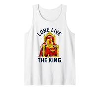 Vintage Long Live The King American Patriotic Taco Chicken Tank Top