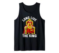 Vintage Long Live The King American Patriotic Taco Chicken Tank Top