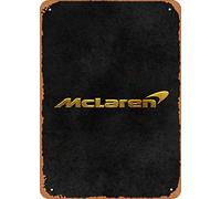 Vintage Look Metal Sign - Automotive McLaren Racing F1 MotoGP - 8"X12" Tin Plate Wall Decor
