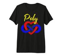 Vintage Look Poly Symbol for Polyamory Premium T-Shirt