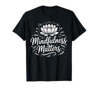 Vintage Lotus Calm Mindfulness Matters Wellness T-Shirt