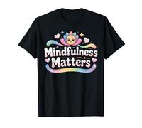Vintage Lotus Calm Mindfulness Matters Wellness T-Shirt