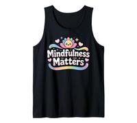 Vintage Lotus Calm Mindfulness Matters Wellness Tank Top