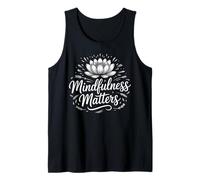 Vintage Lotus Calm Mindfulness Matters Wellness Tank Top