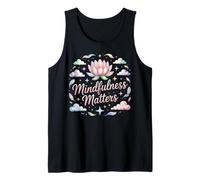 Vintage Lotus Calm Mindfulness Matters Wellness Tank Top