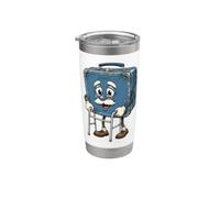 Vintage Lunch Box Elder Character Retro School Memories Stainless Steel Insulated Tumbler