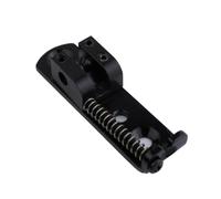 Vintage Machined Adjustable Stainless Steel Saddle Metal Plate Single Bass Bridge Black(1 PCS)